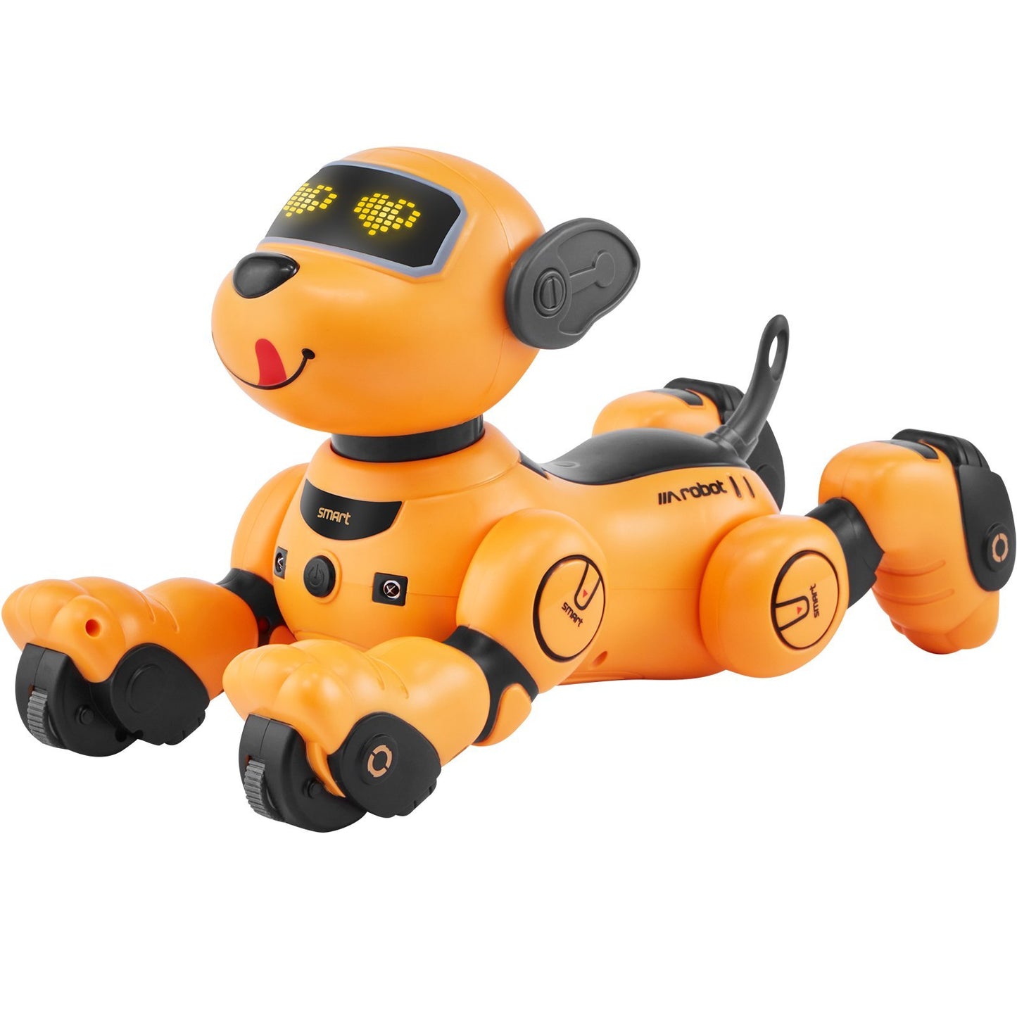 Interactive RC Robot Dog Toy – Talking, Dancing, Programmable, Touch & Voice Control, Remote-Controlled Pet Companion for Kids