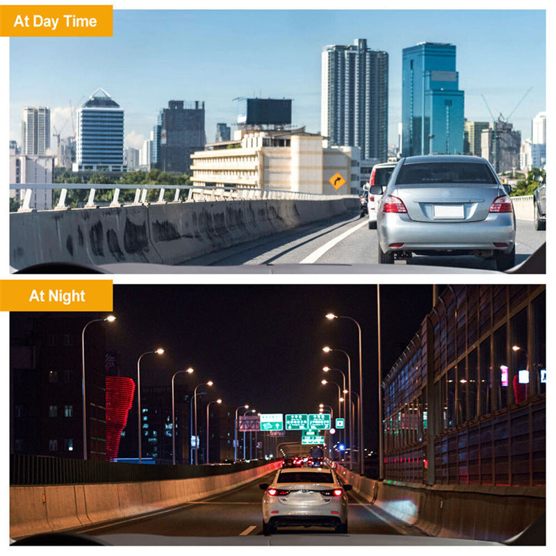 HD 1080P Dash Cam with Dual Lens, G-Sensor, Motion Detection & Super Night Vision – Front, Rear & Inside Car Camera