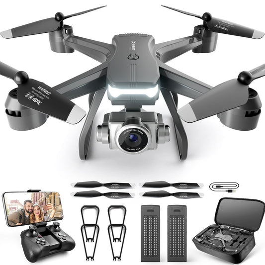 V14 Professional Drone 6K HD Dual Camera, 30-Minute Flight Time, Smart Voice & Gesture Control – Portable RC Quadcopter with 1080P FPV Camera