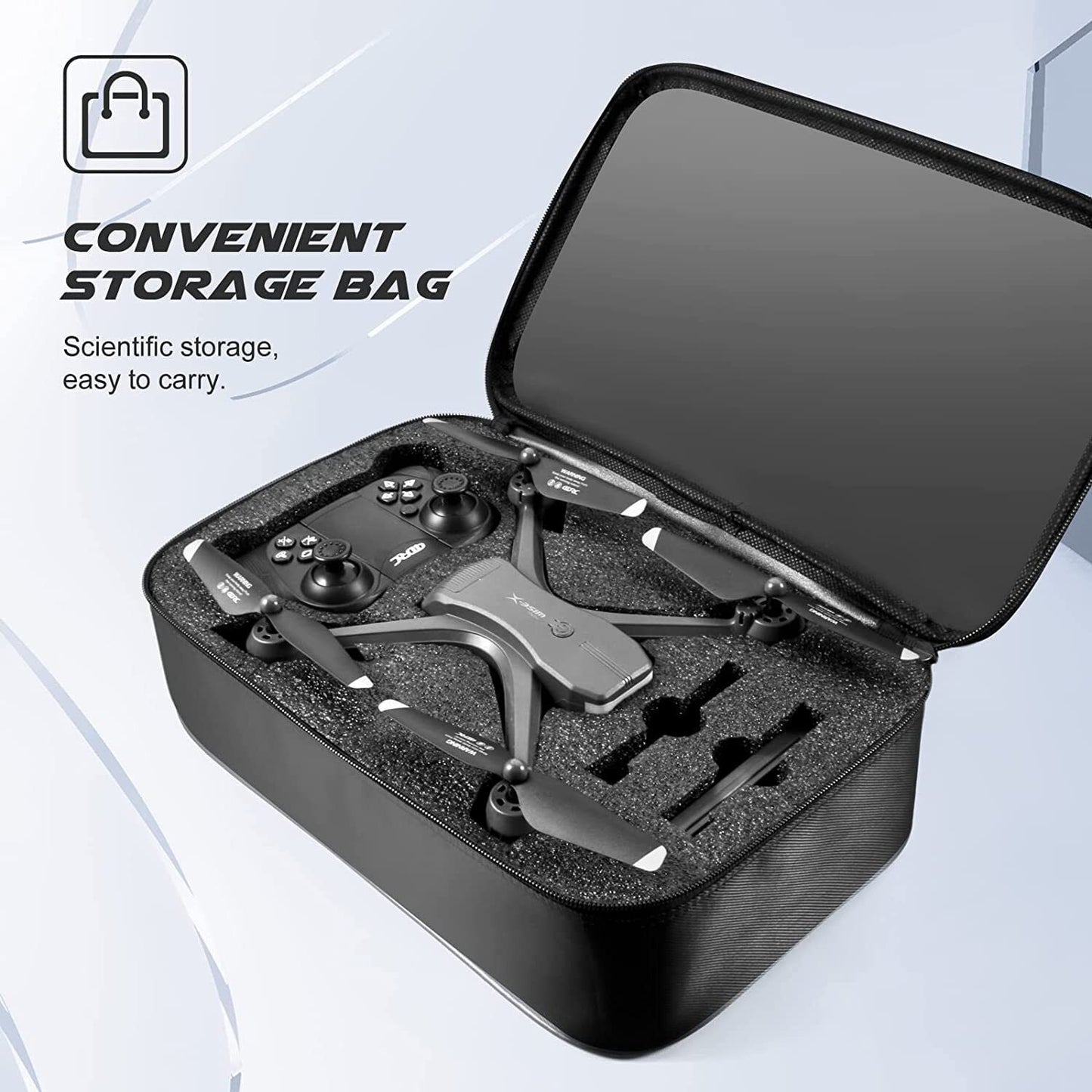 V14 Professional Drone 6K HD Dual Camera, 30-Minute Flight Time, Smart Voice & Gesture Control – Portable RC Quadcopter with 1080P FPV Camera
