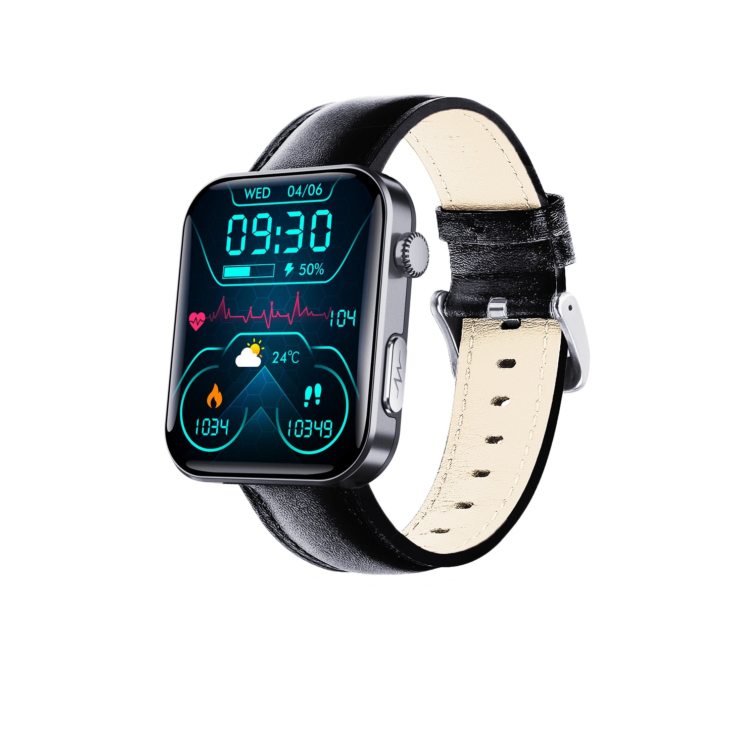 Unisex Smartwatch – Fitness Tracker with Bluetooth Call, Heart Rate, Sleep, SpO2 Monitor, IP67 Waterproof, 50+ Sports Modes & 7-Day Battery Life