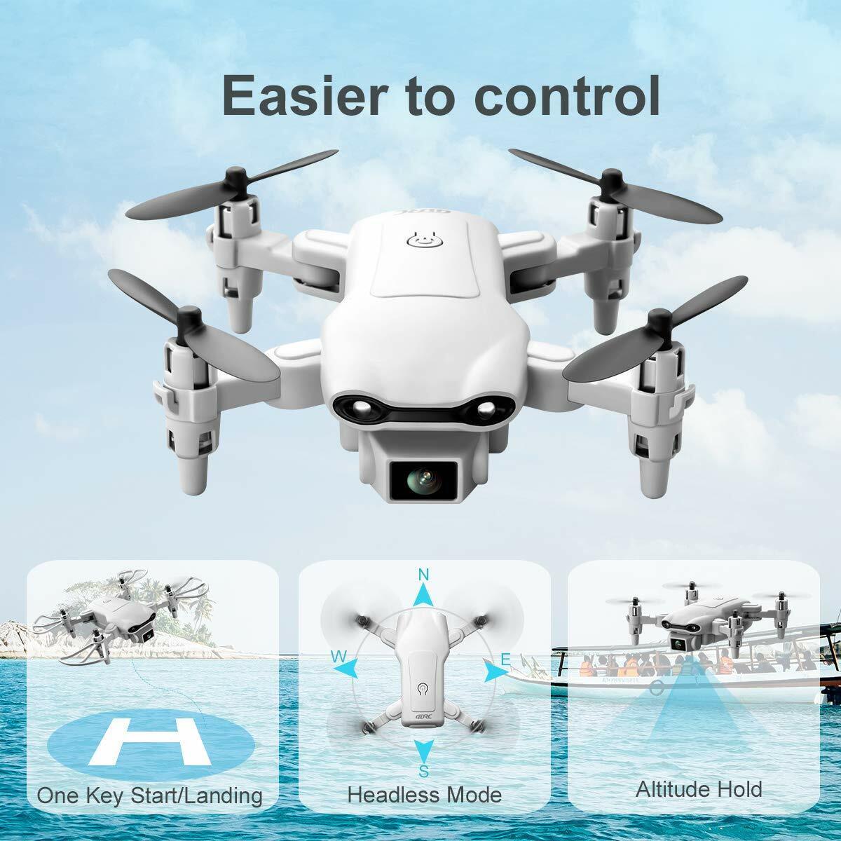 4D V9 Mini Drone with 1080P HD Camera – Perfect Gift for Kids & Beginners | Remote Control Stunt Drone with Foldable Design, 30-Minute Flight Time & Live Video Streaming