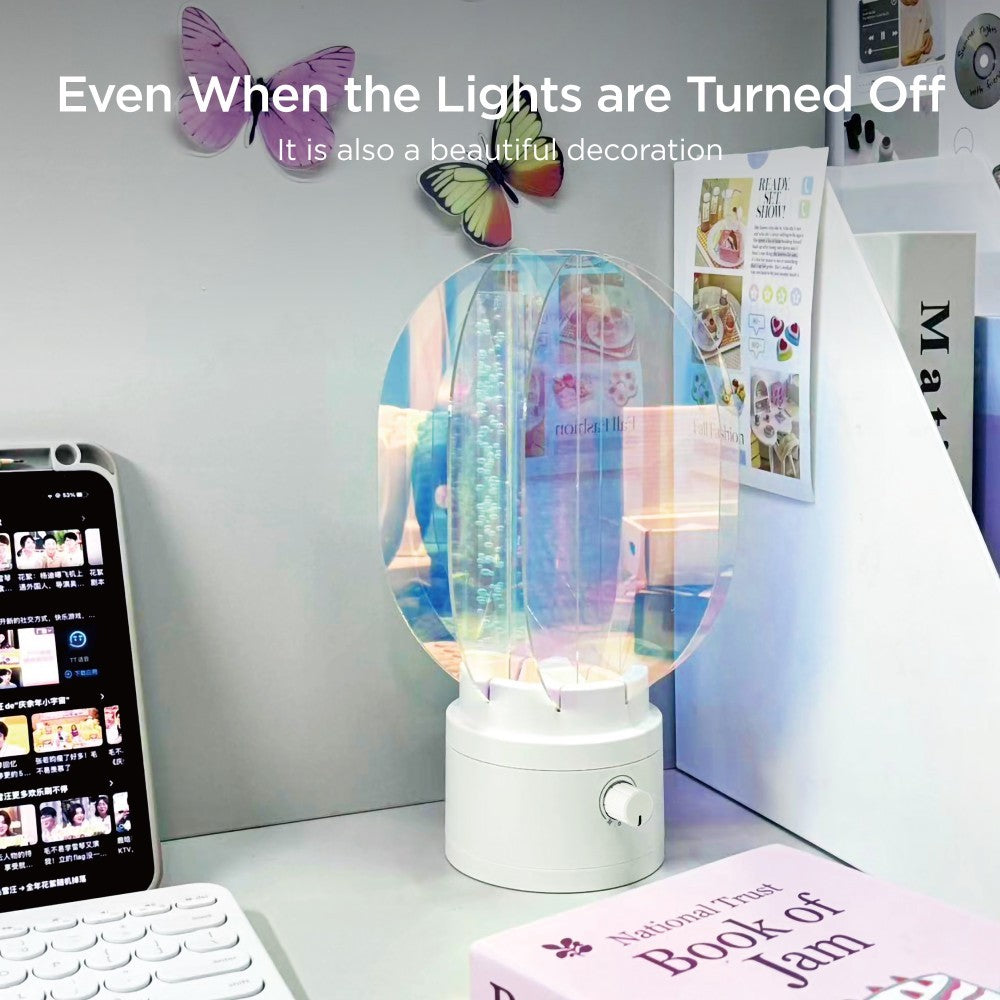 Aurora Lamp – Portable LED Light with Stunning Aurora Colors, Perfect for Romantic Atmospheres | Battery & DC Powered