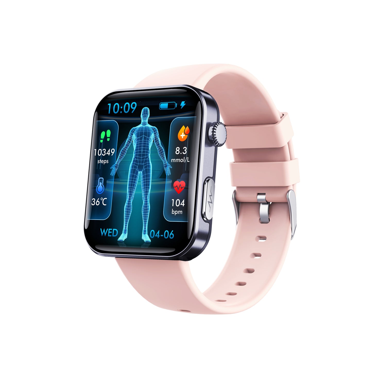 Unisex Smartwatch – Fitness Tracker with Bluetooth Call, Heart Rate, Sleep, SpO2 Monitor, IP67 Waterproof, 50+ Sports Modes & 7-Day Battery Life