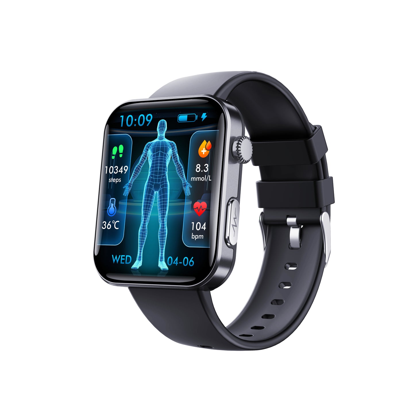 Unisex Smartwatch – Fitness Tracker with Bluetooth Call, Heart Rate, Sleep, SpO2 Monitor, IP67 Waterproof, 50+ Sports Modes & 7-Day Battery Life