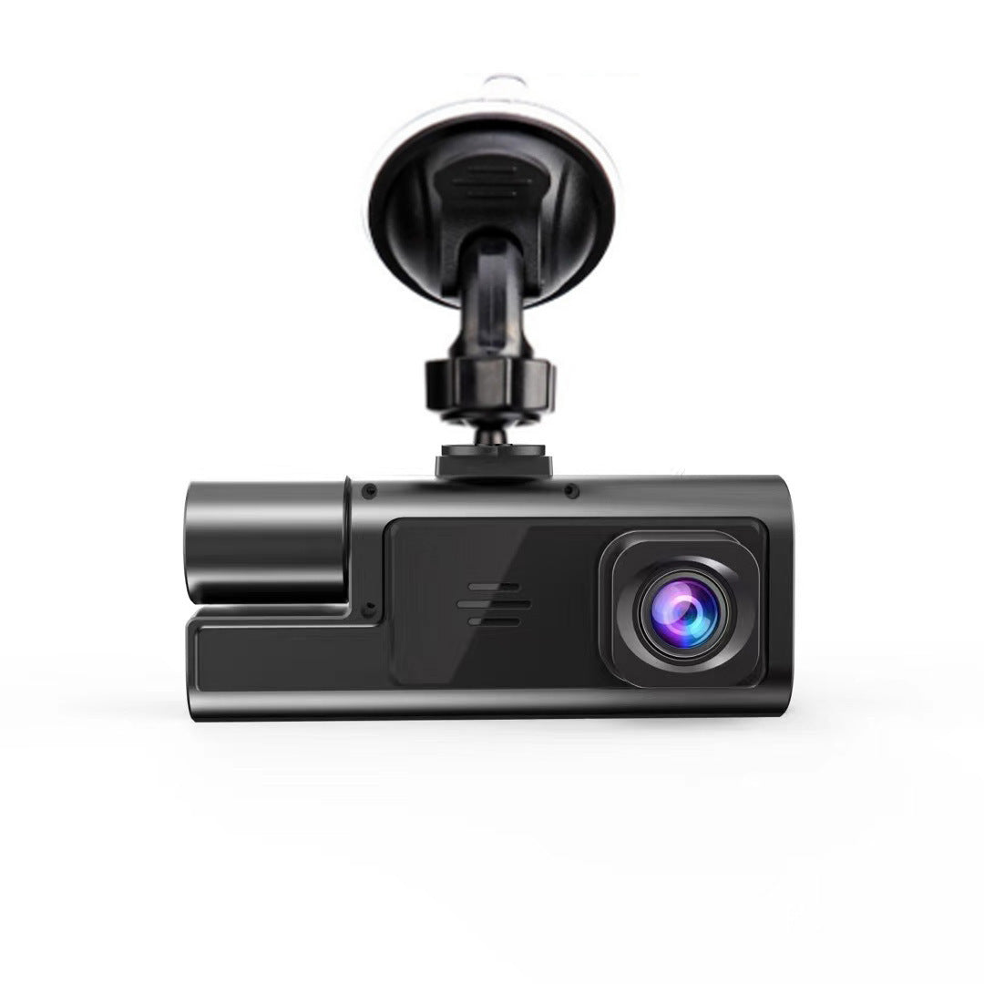 HD 1080P Dash Cam with Dual Lens, G-Sensor, Motion Detection & Super Night Vision – Front, Rear & Inside Car Camera